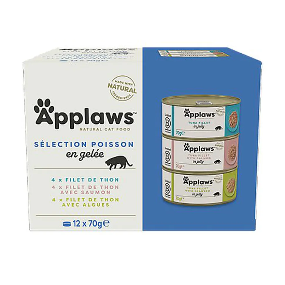Applaws - Multipack aux Poissons en Gelée pour Chat - 840g