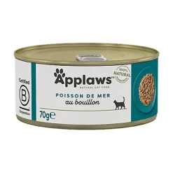 Applaws - Pâtée en Boîte aux Poissons de Mer pour Chat - 70g