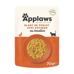 Applaws - Sachet Fraîcheur Poulet et Citrouille pour Chat - 70g