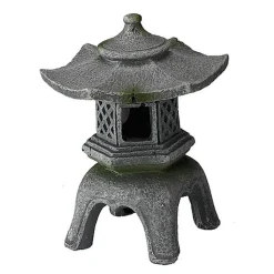 Aquadella - Décoration BALINAISE LANTERN 3 pour Aquarium - 8x7,5x10,5cm