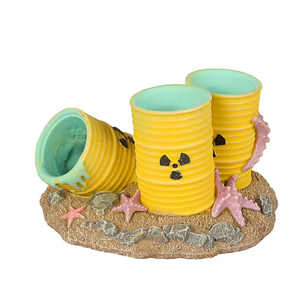 Aquadella - Décoration Baril Radioactif S - 12x9cm