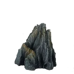 Aquadella - Décoration PATAGONIA S Anthracite pour Aquarium - 11x8x10,7cm