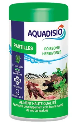 Aquadisio - Aliments en Pastilles pour Loricaridés - 100ml