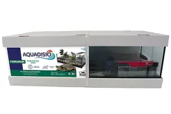 Aquadisio - Terrarium Kit Equipé pour Tortue Aquatique - 80cm