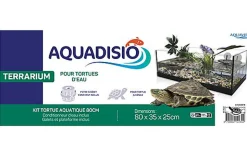 Aquadisio - Terrarium Kit Equipé pour Tortue Aquatique - 80cm