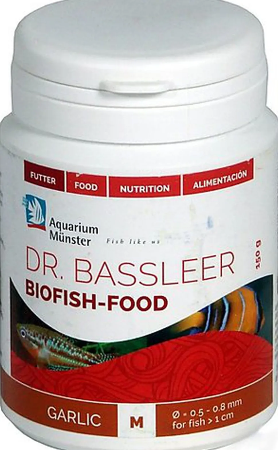 Aquarium Münster - Aliment Biofish Food Garlic M - 60g