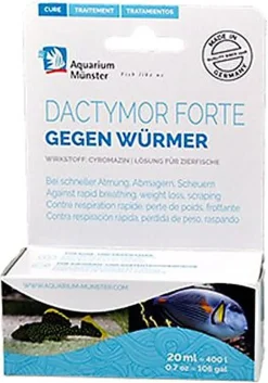 Aquarium Münster - Traitement DACTYMOR FORTE contre les vers -  20ml