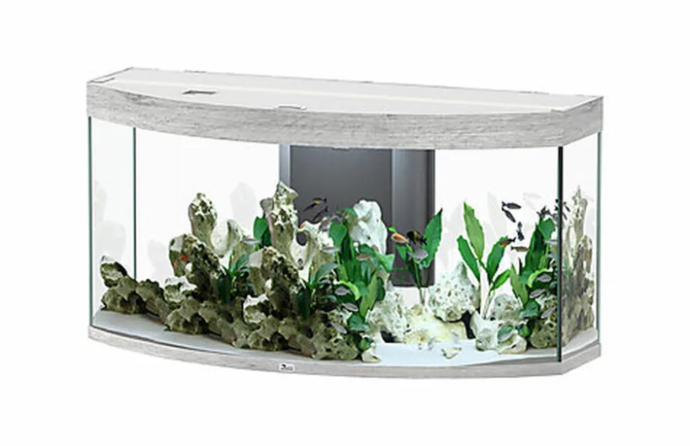 Aquatlantis - Aquarium SUBLIME HORIZON 120 Led Chêne Blanc - 249L
