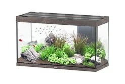 Aquatlantis - Aquarium SUBLIME 120 Led Chêne Brun - 333L