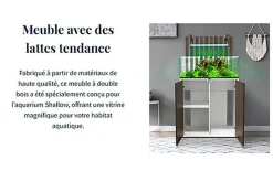 Aquatlantis - Ensemble Shallow 80 Blanc/Chêne - 93L