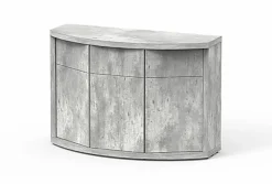 Aquatlantis - Meuble SUBLIME HORIZON 120 Gris Béton pour Aquarium - 120x49x83cm