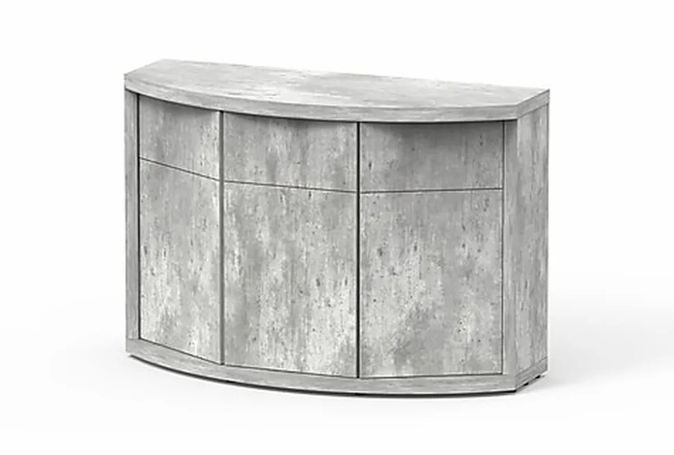 Aquatlantis - Meuble SUBLIME HORIZON 120 Gris Béton pour Aquarium - 120x49x83cm