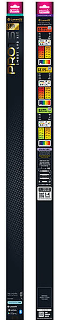 Arcadia - Luminaire Pro T5 Uvb Kit D3+12% Uvb, 39 Watt - Réptiles