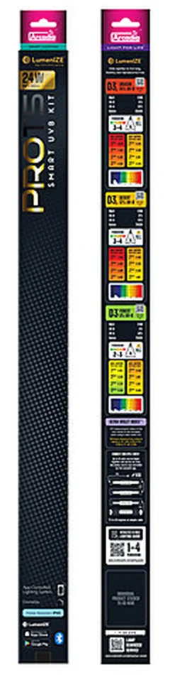 Arcadia - Luminaire Pro T5 Uvb Kit D3 6% Uvb 24 Watt - Réptiles