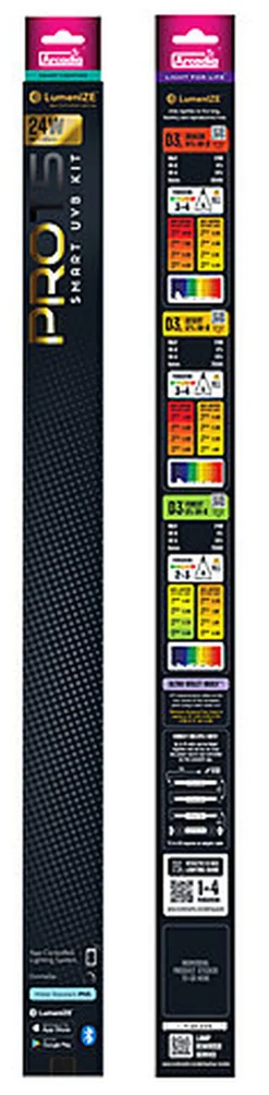 Arcadia - Luminaire Pro T5 Uvb Kit Dragonlamp 14% Uvb 24 Watt - Réptiles