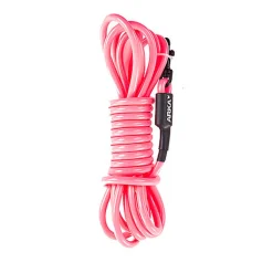 Arka - Longe Ronde Fluo sans Poignée Rose pour Chiens