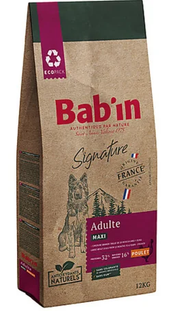 Bab'in -  Croquettes Poulet pour Chiens Maxi - 12kg