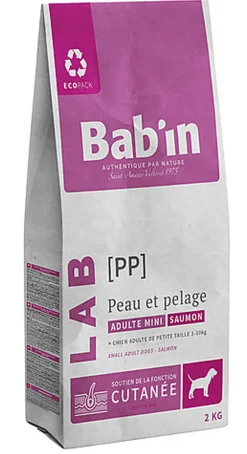 Bab'in - Croquettes Vétérinaires LAB Peau & Pelage pour Chien Mini