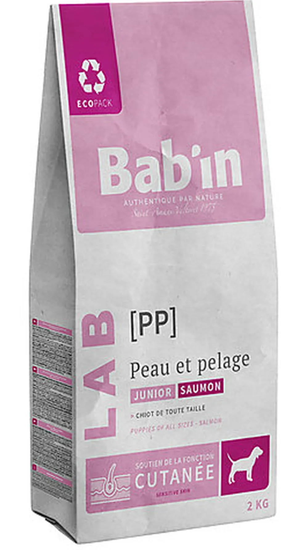 Bab'in - Croquettes Vétérinaires LAB Peau & Pelage pour Chiot