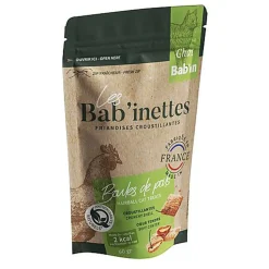 Bab'inettes - Friandises fourées Anti Boule de Poils pour Chats - 60g