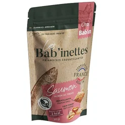 Bab'inettes - Friandises fourées au Saumon pour Chats - 60g