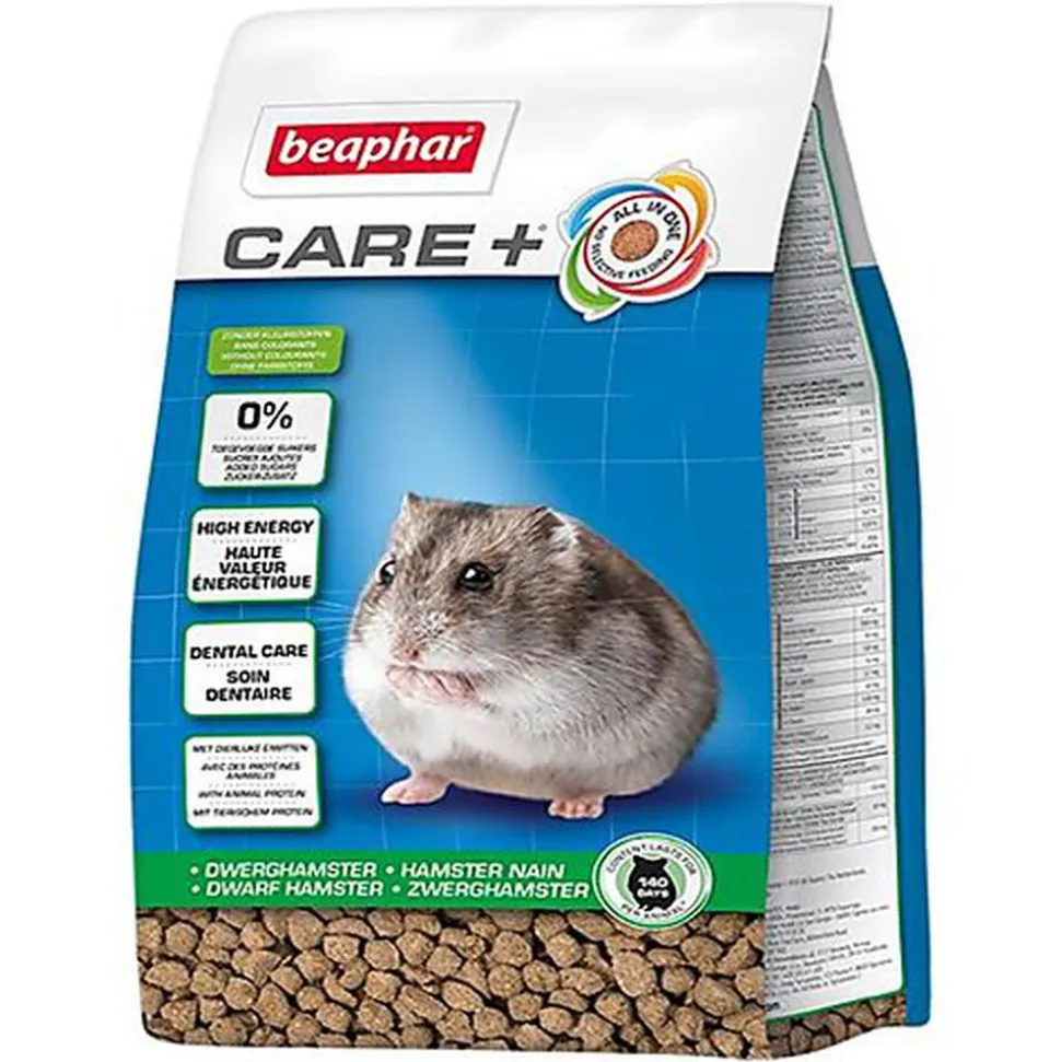 Beaphar - CARE+ alimentation premium complète extrudée All-in-one pour hamster nain - 700 g