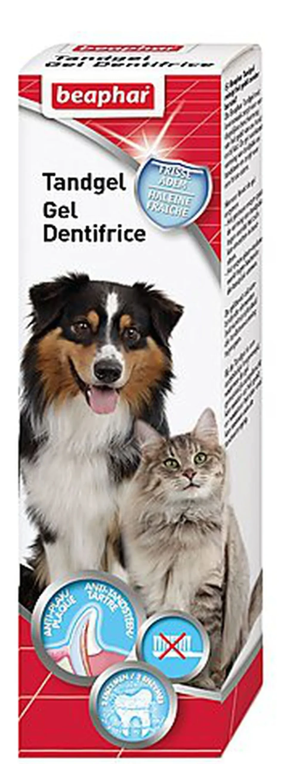 Beaphar - Dentifrice Gel Haleine Fraîche pour Chien - 100g