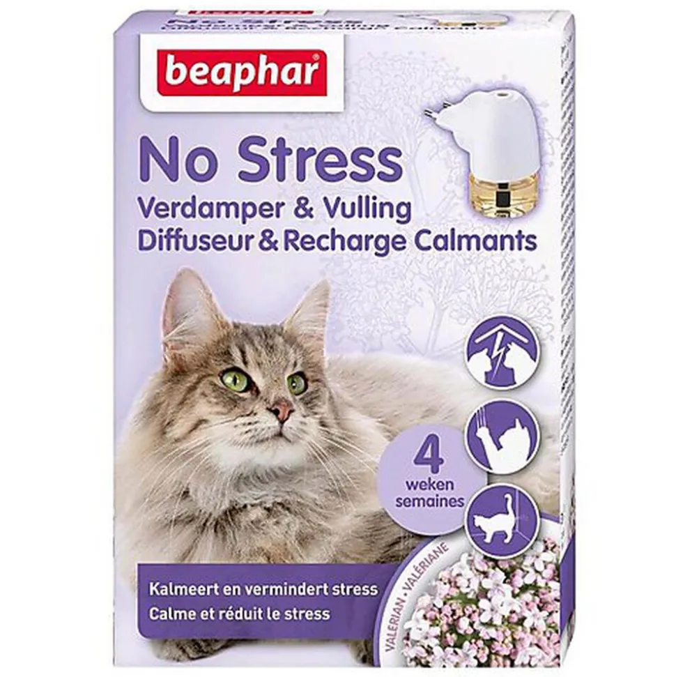 Beaphar - Diffuseur + Recharge Calmant 30J No Stress pour Chat - 30ml