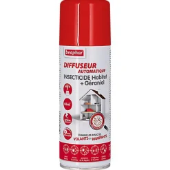 Beaphar - Diffuseur automatique insecticide habitat - 200ml (65 m²)