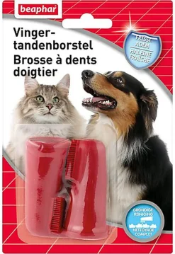 Beaphar - Doigtier Brosse à Dents pour Chiens et Chats