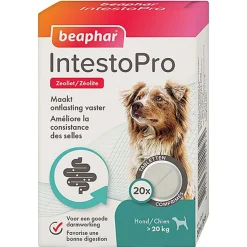 Beaphar - IntestoPro Comprimés Améliore les Selles des Chiens (>15kg) - 20 Cps