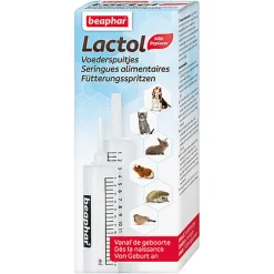 Beaphar - Lactol, 2 Seringues alimentaires de 14 ml pour alimentation des jeunes animaux - Lactol