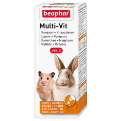Beaphar - Multi-Vitamines pour lapins et rongeurs - 50 ml