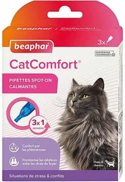 Beaphar - Pipettes Catcomfort Calmantes pour Chat - x3