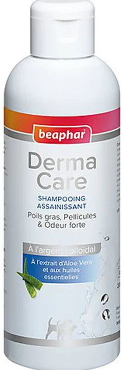 Beaphar - Shampoing Assainissant DermaCare pour Chien et Chat - 200ml
