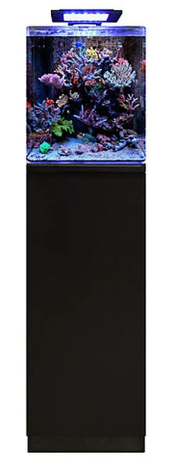 Blue Marine - Meuble Reef 60 Noir pour Aquarium Eau de Mer - 35x45x86cm