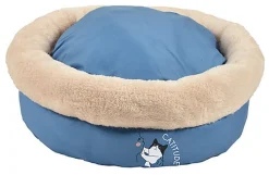 Bobby - Corbeille Tea Party Bleu pour Chats - 45cm