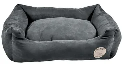 Bobby - Coussin Donut Poilu Gris pour Chien