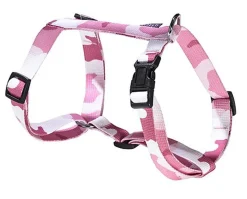 Bobby - Harnais Easy Camouflage Rose pour Chiens