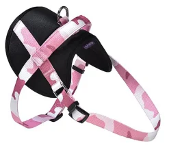 Bobby - Harnais Pap Arlequin en Nylon Noir pour Chien