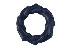 Bobby - Jouet Anneau Bambou Caoutchouc Bleu pour Chiens