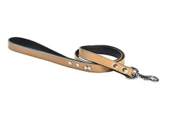 Bobby - Laisse Extra Souple Camel pour Chiens - 100cm