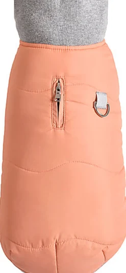 Bobby - Manteau Contraste Corail pour Chiens - XXL/70cm