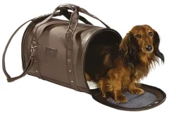 Bobby - Sac de Transport DEVIL pour Chien et Chat - Marron