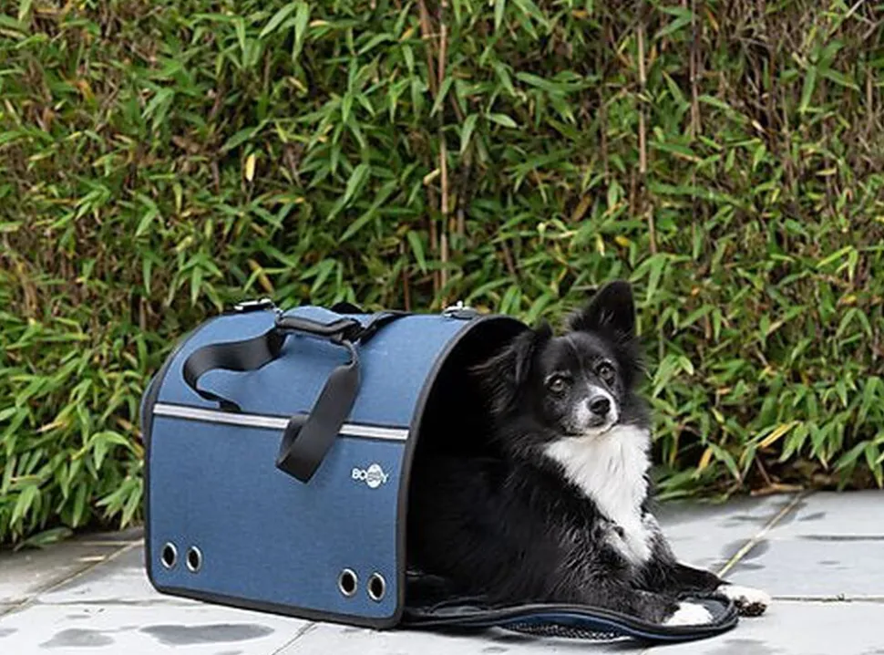 Bobby - Sac de Transport Week-end pour Chiens et Chats - Bleu