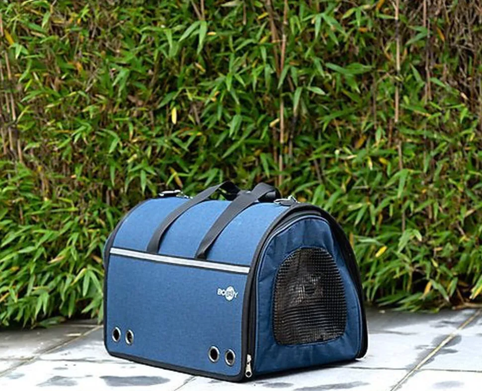 Bobby - Sac de Transport Week-end pour Chiens et Chats - Bleu