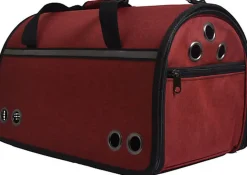 Bobby - Sac de Transport Week-end pour Chiens et Chats - Rouge