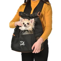 Bobby - Sac Traveler Noir pour Chiens et Chats - S