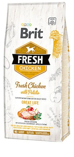 Brit - Croquettes Adult Poulet et Pomme de Terre pour Chien