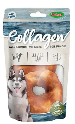 Bubimex - Friandises Donuts de Collagène au Saumon - 10cm